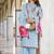Women  Embroidered  Thread Work Chanderi Cotton Kurta with Trousers &  Dupatta