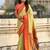 multicolor zari woven paithani art silk traditional wear saree with unstitched blouse