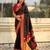 multicolor tilak zari woven soft art silk traditional paithani saree with unstitched blouse