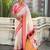multicolor tilak zari woven soft art silk traditional paithani saree with unstitched blouse