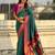 multicolor tilak zari woven soft art silk traditional paithani saree with unstitched blouse