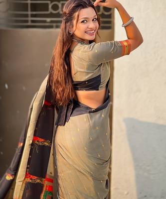 multicolor zari woven pichwai inspired premium soft art silk festive wear saree with unstitched blouse 4