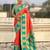 multicolor peacock zari woven soft art silk festive wear saree with unstitched blouse