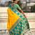 multicolor peacock zari woven soft art silk festive wear saree with unstitched blouse