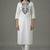 White embroidered rayon kurta set