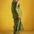 green pure silk handloom weaving festival wear saree