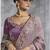 Lavender tissue saree with embroidered work