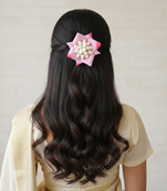 Baby pink rose petals pin