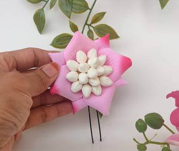 Baby pink rose petals pin 2