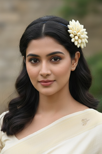 Artificial jasmine head band