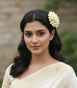 Artificial jasmine head band