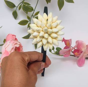 Artificial jasmine head band 2