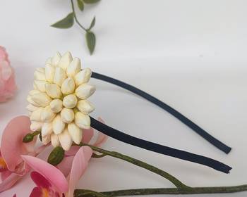 Artificial jasmine head band 3