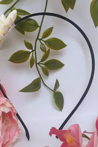 Artificial jasmine head band