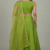 lime green festive silk lehenga choli set for women