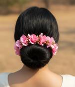 Baby pink orchids gajra