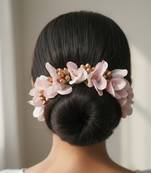 Cream color orchids gajra