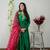 Green chanderi embroidered kurta sets