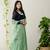 Green georgette embroidered kurta sets