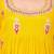Yellow crepe embroidered kurta sets