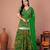 Green chiffon embroidered kurta sets