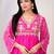 Pink georgette embroidered kurta sets