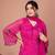 Pink chiffon embroidered kurta sets