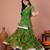 Green chiffon embroidered kurta sets
