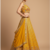 yellow floral embroidered lehenga with dupatta