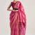 pink premium art silk patola saree with traditional weaving design