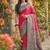 pink pochampalli silk saree – soft & elegant traditional indian wear