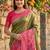 mehendi pochampalli silk saree – soft & elegant traditional indian wear