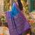 blue  pochampalli silk saree – soft & elegant traditional indian wear