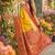  yellow pochampalli silk saree – soft & elegant traditional indian wear