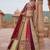 Elegant Multi Color Patch Work Silk Traditional Lehenga Choli With Dupatta