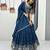 Rama Blue Chinon Silk  Fabric Sequins & Thread Embroidered Lehenga Choli Set with Matching Dupatta