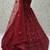 Lovely Red Dori Embroidery Net Bridal Lehenga Choli With Dupatta