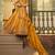 Grand Mustard Yellow Sequins Embroidery Banarasi Silk Haldi Wear Lehenga Choli