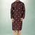 Brown art silk straight kurta for men