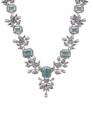 Statement turquoise ad necklace set 3