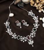 Statement multicolor ad necklace set