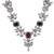 Statement multicolor ad necklace set