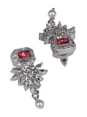 Statement red ad necklace set 5