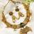 Traditional temple green necklace set