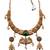 Traditional temple green necklace set