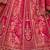 Majestic Rani Pink Swarovski Work Banarasi Silk Engagement Wear Lehenga Choli