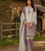 Light purple garden party suit