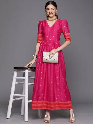 Rani printed chanderi dresses 4