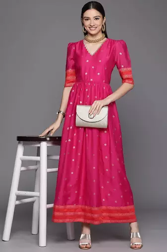 Rani printed chanderi dresses