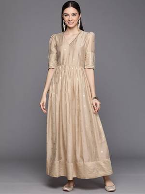 Chiku printed chanderi dresses 1